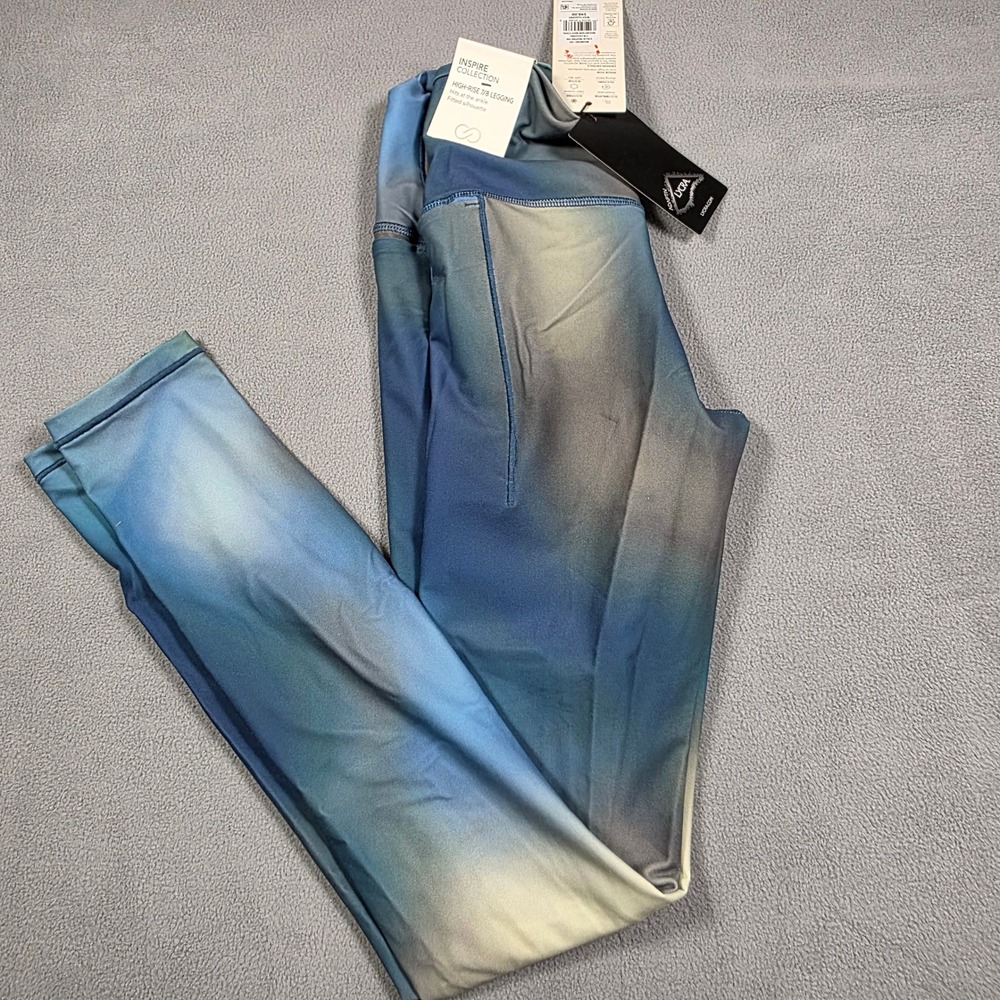 CALIA Leggings Womens Extra Small Mountain Mist Cool High-Rise‎ 7/8 Inspire